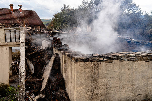 Professional Fire Damage Removal technician working in Darwin, MN